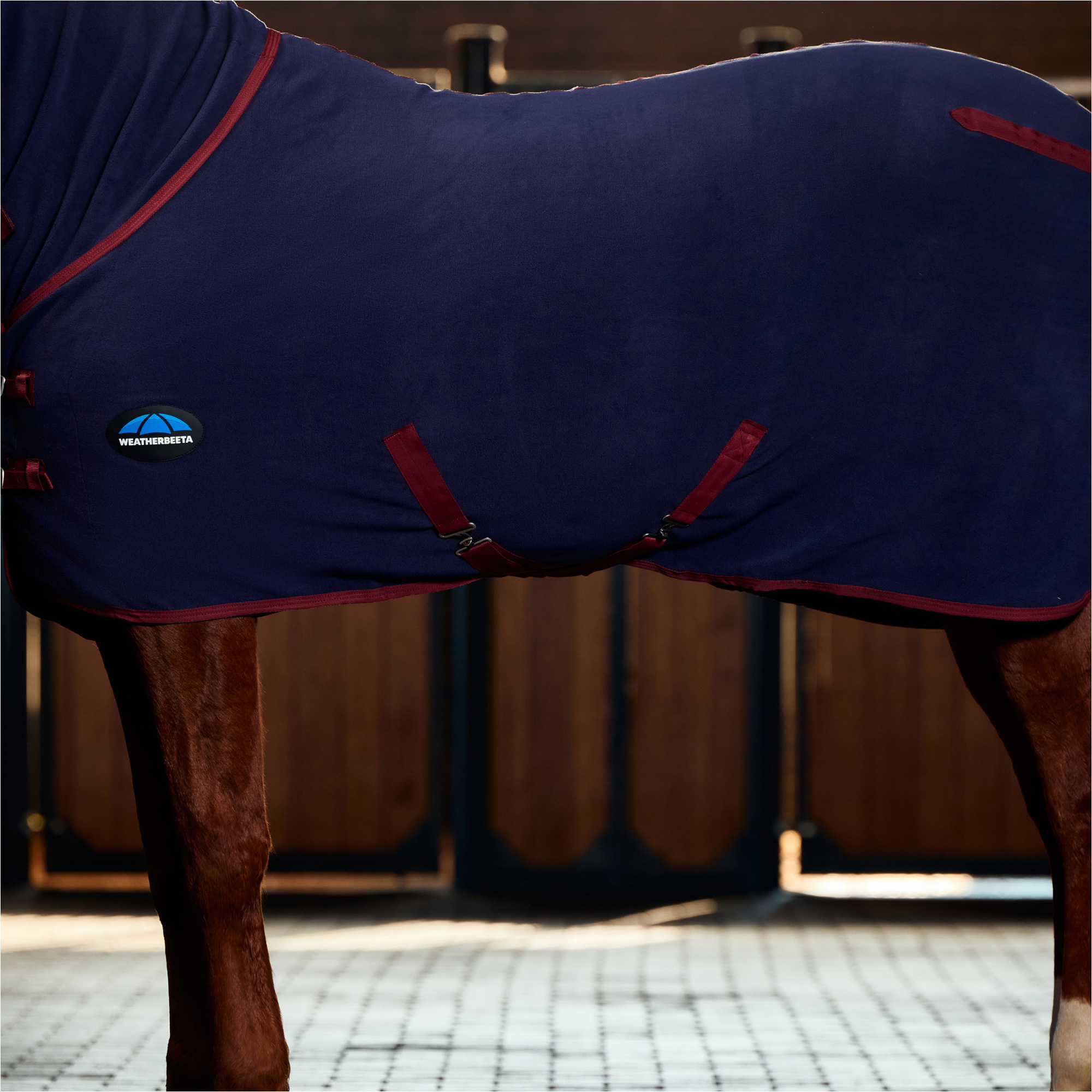 2025 WeatherBeeta Anti-Static Fleece Koeler Combo Hals 1011578 - Navy